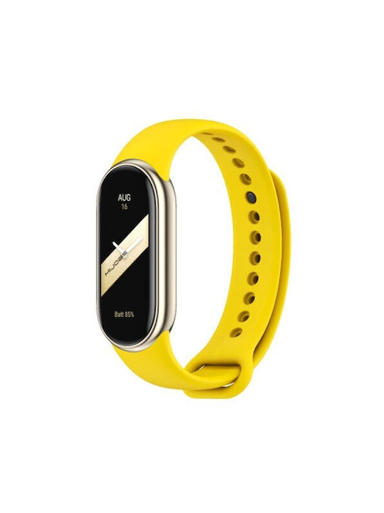 Armband Silikon Gelb (Intelligenter Band 8)