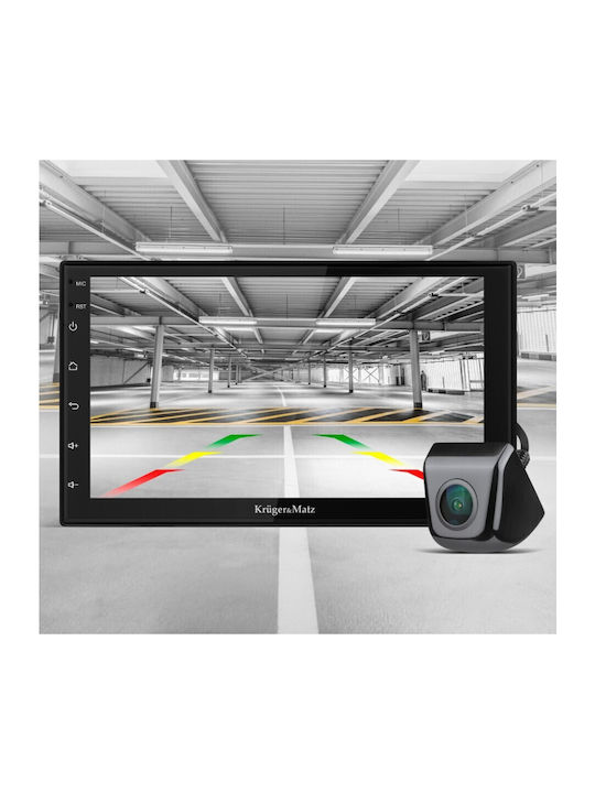 Kruger & Matz Автомобилна Аудио Система 2DIN (Блутут/USB/WiFi/GPS/Apple-Carplay/Android-Auto) с Тъчскрийн 7"