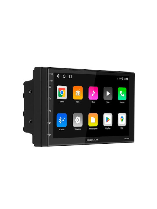Kruger & Matz Автомобилна Аудио Система 2DIN (Блутут/USB/WiFi/GPS/Apple-Carplay/Android-Auto) с Тъчскрийн 7"