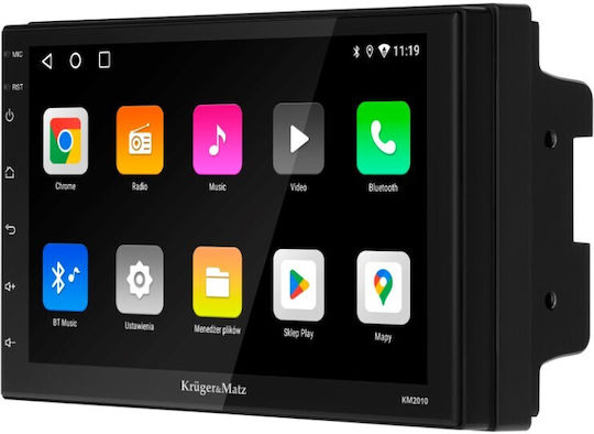 Kruger & Matz Ηχοσύστημα Αυτοκινήτου 2DIN (Bluetooth/USB/WiFi/GPS/Apple-Carplay/Android-Auto) με Οθόνη Αφής 7"