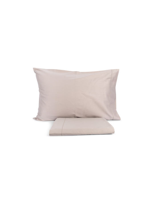 Mc Decor Σετ Σεντόνια Υπέρδιπλα 240x270εκ. Πούρο (4τμχ)