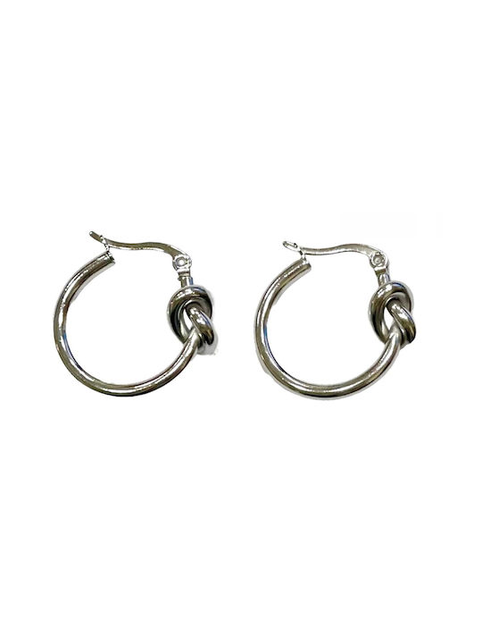 Tatu Moyo Earrings Hoops made of Steel