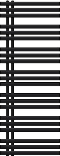 LuxeBath Towel Rail Bathroom 600x1600 Black