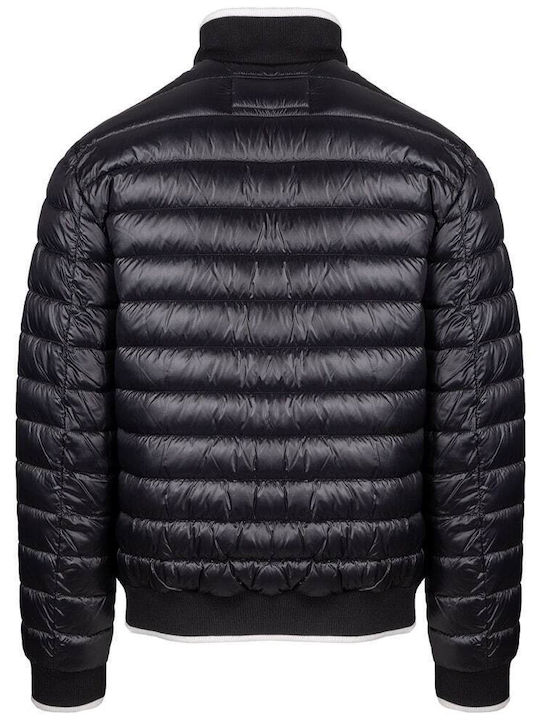 Karl Lagerfeld Herren Winter Jacke Bomber ΜΑΥΡΟ