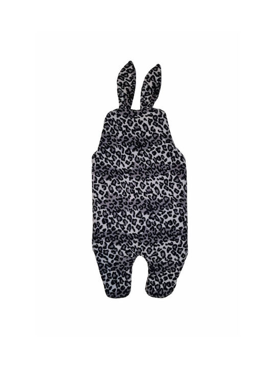 Bebecix Iarna Sac de dormit cu picioare LEOPARD GREY
