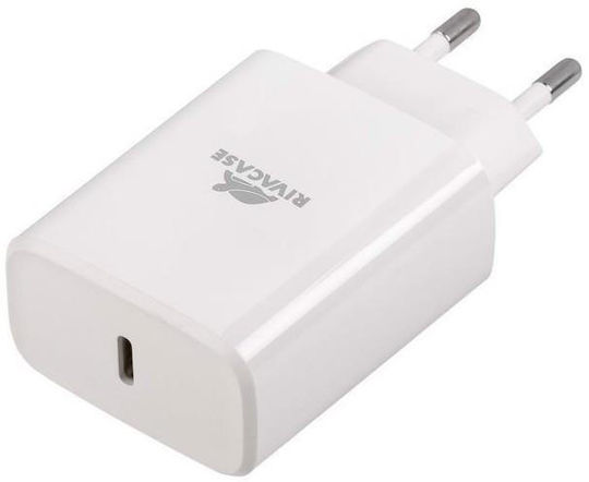 Rivacase Φορτιστής Χωρίς Καλώδιο 30W Power Delivery Λευκός (Ps4193 W00)