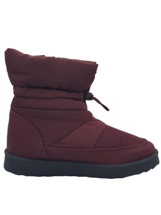 Medies Women's Ankle Boots Burgundy