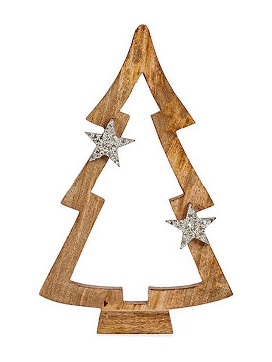 Krist+ Christmas Decorative Wood Tree 50cm Brown