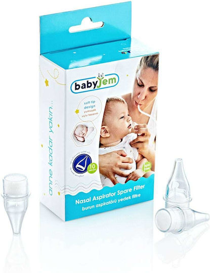 Baby Jem Ανταλλακτικά Ρινικού Αποφρακτήρα για Βρέφη 10τμχ