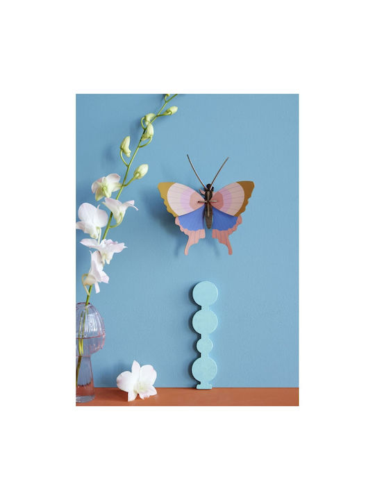 Studio Roof Multicolour Wall Decor Made of Paper 15x6x14cm