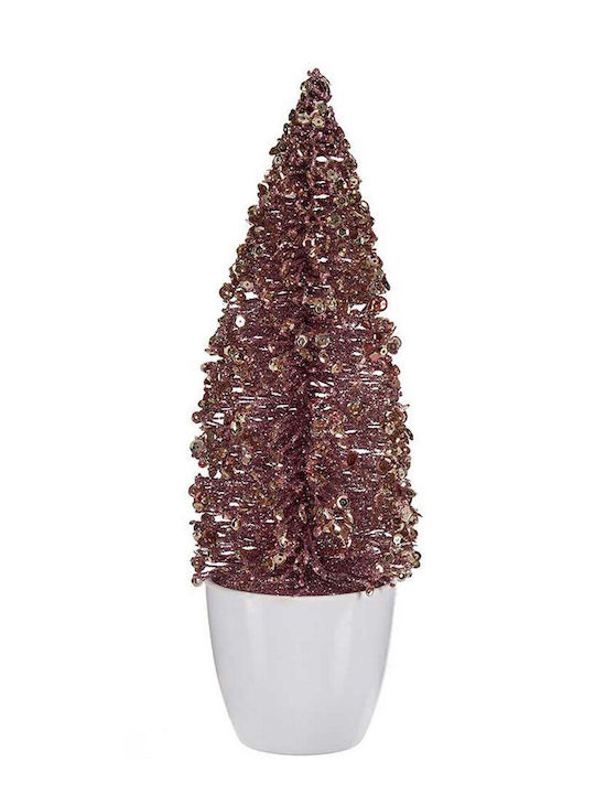 Krist+ Christmas Decorative Plastic Tree 28cm Rose Gold