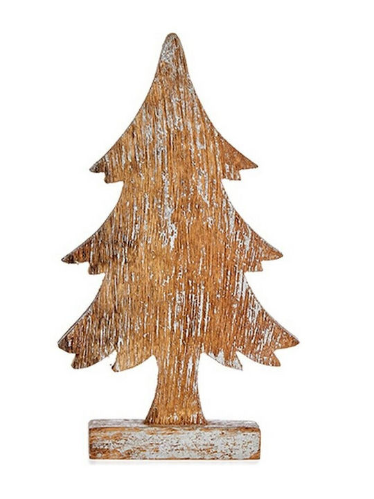 Krist+ Christmas Decorative Wood Tree 31cm Brown