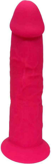 Dream Toys Real Love Ρεαλιστικό Dildo με Βεντούζα Φούξια 19cm