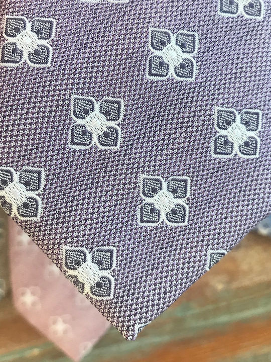 Octopus Men's Tie Silk Printed in Blue Color