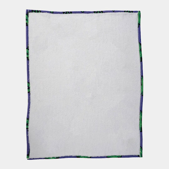 Bee. Unusual. Maryjane Blanket Fleece Sofa 127x152cm Purple/Green