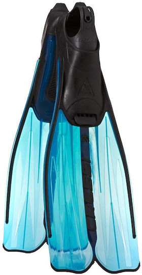 CressiSub Flippers Swimming Rondinella Long with Mask & Snorkel Aquamarine