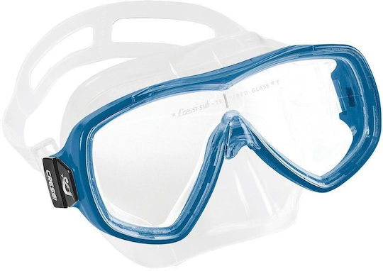 CressiSub Flippers Swimming Rondinella Long with Mask & Snorkel Aquamarine