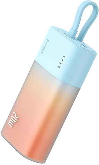 Baseus Popsicle (USB-C) Power Bank 5200mAh 20W με Θύρα USB-C Πορτοκαλί