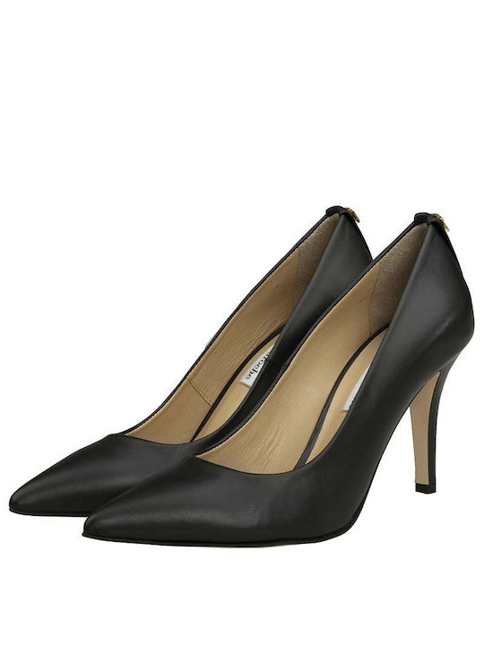 Guy Laroche Leather Black High Heels