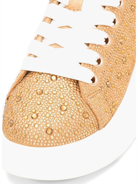 Damen Sneakers Gold