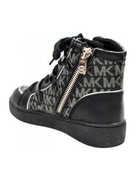 Kids Boots with Zipper Black
