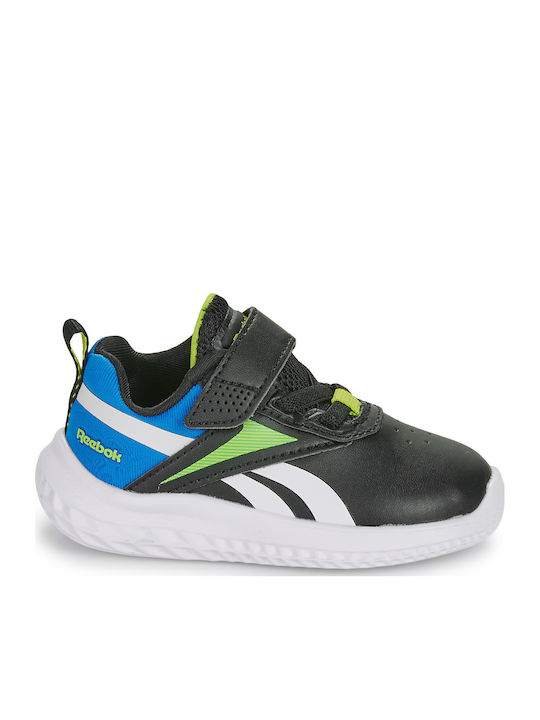 Rush Läufer Rush Runner 5 Syn Alt Kinder Sportschuhe Laufen mit Bügel- und Schleifenverschluss Schwarz