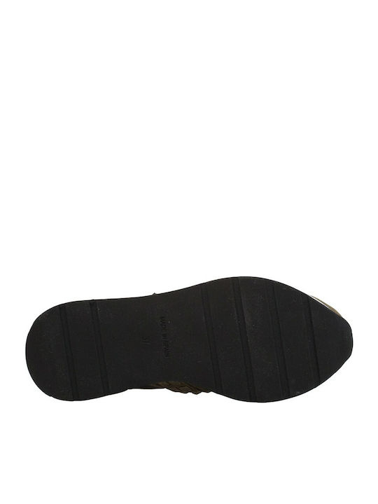 Mila Adidași Flatforms Pentru Femei Kaki