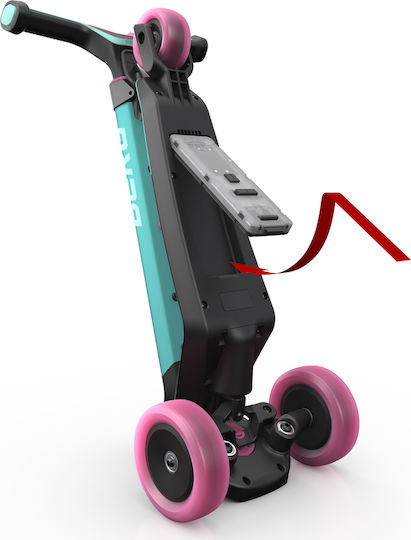 Berg Toys Kids Scooter Foldable Nexo LED 3-Wheel for 2+ Years Green