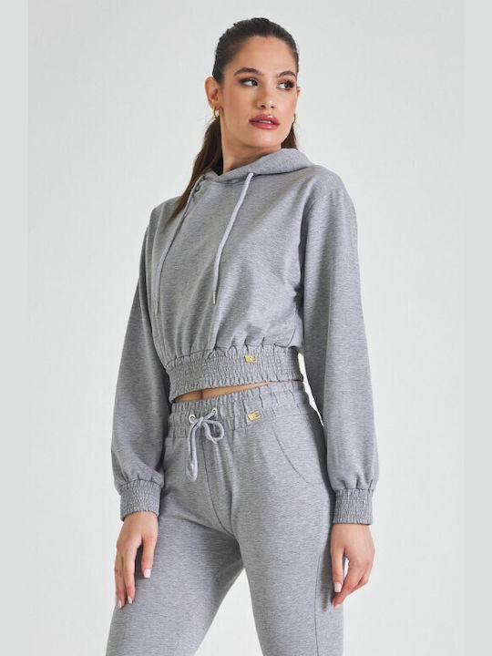 Cento Fashion Women's Sweatshirt Grey