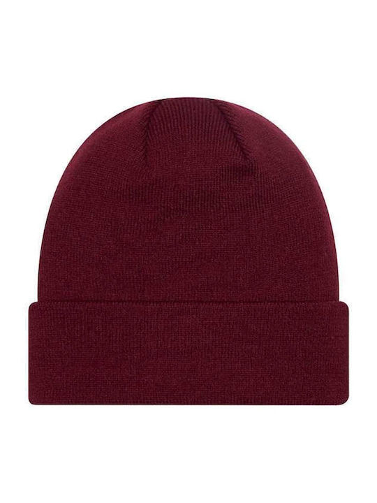League Essential Beanie Unisex Beanie Knitted in Red color