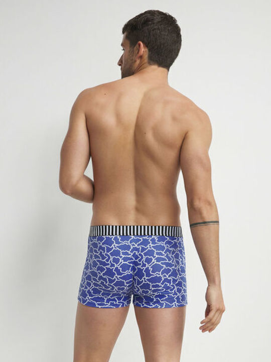 Dim Men's Boxers Blue with Patterns 3Pack