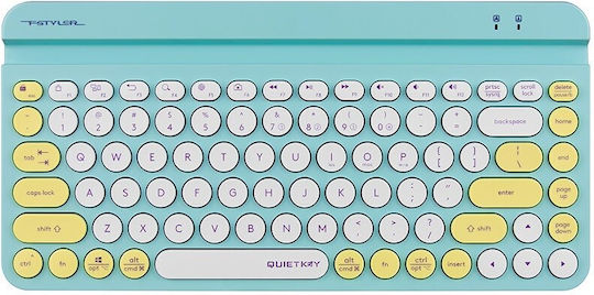 A4Tech Fstyler FBK30 Ασύρματο Bluetooth Πληκτρολόγιο για Tablet Αγγλικό US Avocado
