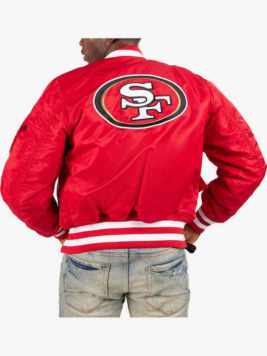 Winter Jacket Bomber Red