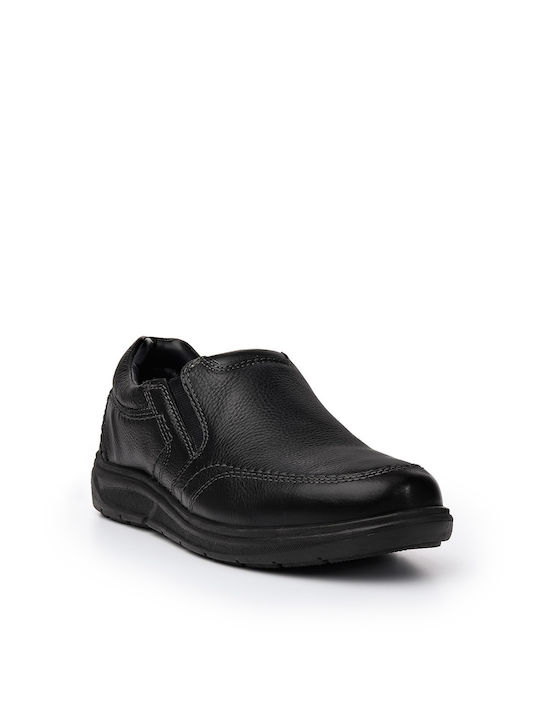 Freemood Men's Leather Casual Shoes Black