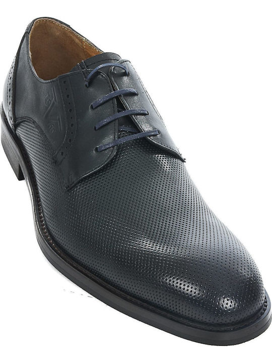 Men's Leather Casual Shoes Blue