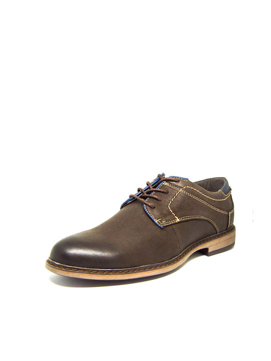 Gale Men's Leather Casual Shoes Brown