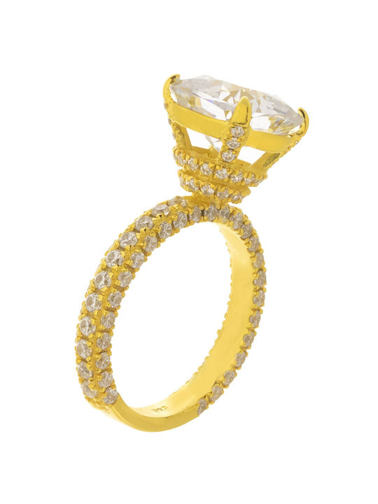 Senzio Belibasakis Single Stone from Gold 14K