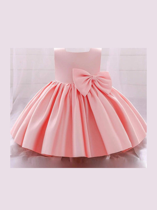 Kinderkleid Ärmellos Tüll Soft Pink
