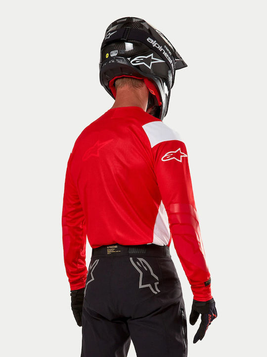 Alpinestars Techdura Men's Jersey Motocross Red