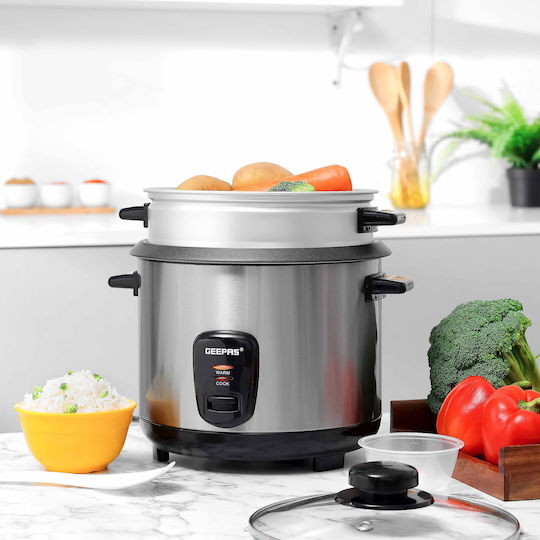 Geepas Rice Cooker 500W με Χωρητικότητα 1.5lt