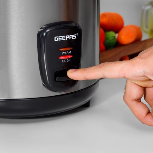 Geepas Rice Cooker 500W με Χωρητικότητα 1.5lt
