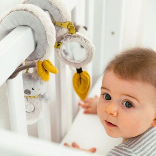 Fehn Spiral Toy for Crib and Stroller with Mirror