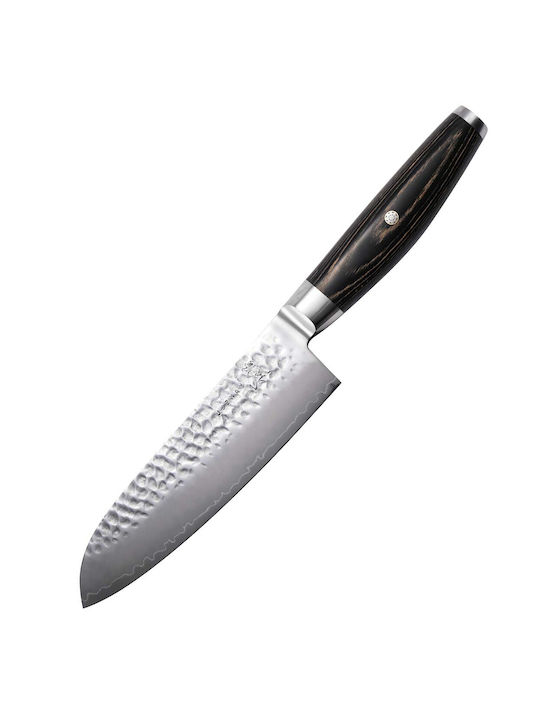 Yaxell Ketu Μαχαίρι Santoku από Ανοξείδωτο Ατσάλι 16.5cm