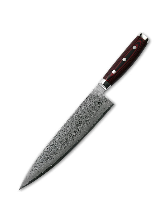 Yaxell Souper Gou Μαχαίρι Gyuto από Δαμασκηνό Ατσάλι 24cm