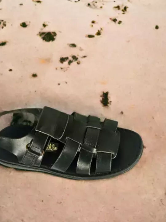 Ανδρικά Σανδάλια σε Μαύρο Χρώμα