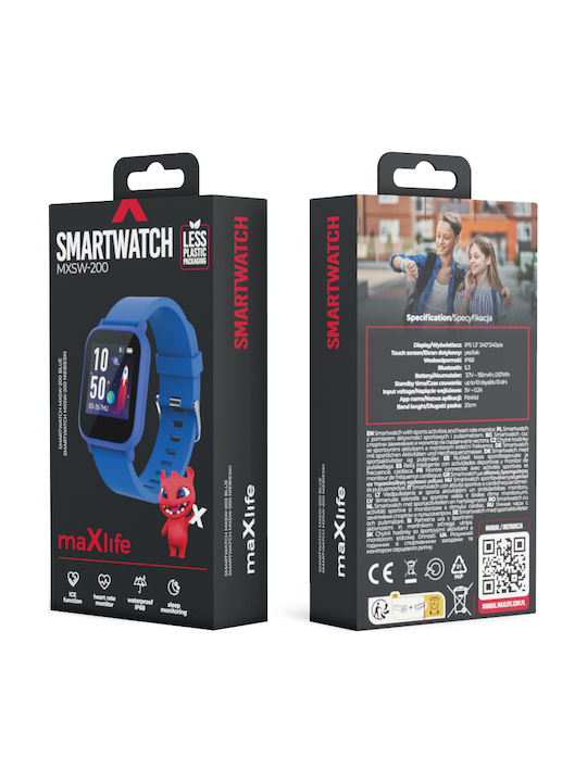 Maxlife Παιδικό Smartwatch με Κάμερα Μπλε