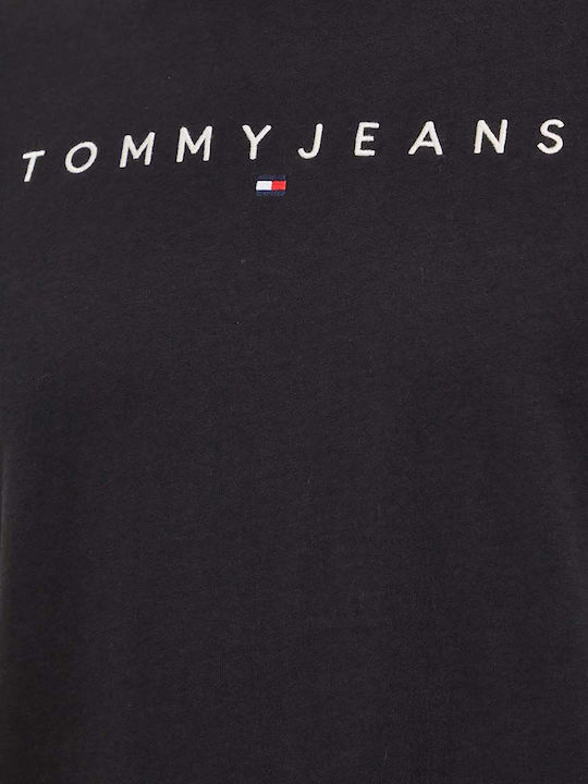 Tommy Hilfiger T-shirt Bărbătesc cu Mânecă Scurtă BLACK