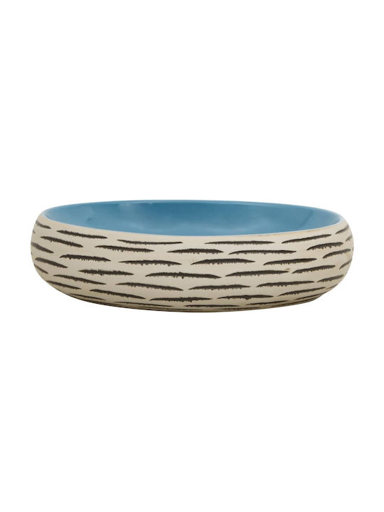 vidaXL Deasupra Blatului Chiuvetă Ceramică 59x40x15cm Colorful
