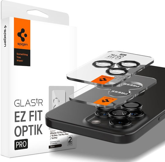 Optik Pro EZ Fit Camera Protection Tempered Glass Transparent for the iPhone 16 Pro / Pro Max / 15 Pro / Pro Max / 14 Pro / Pro Max AGL06914