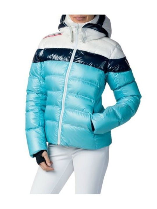 Rossignol Hiver Down Women's Ski & Snowboard Jacket Blue RLIWJ91-737